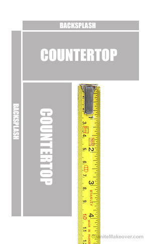 measure for granite countertops estimate